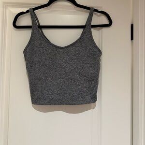 VUORI Charcoal Crop Tank Top